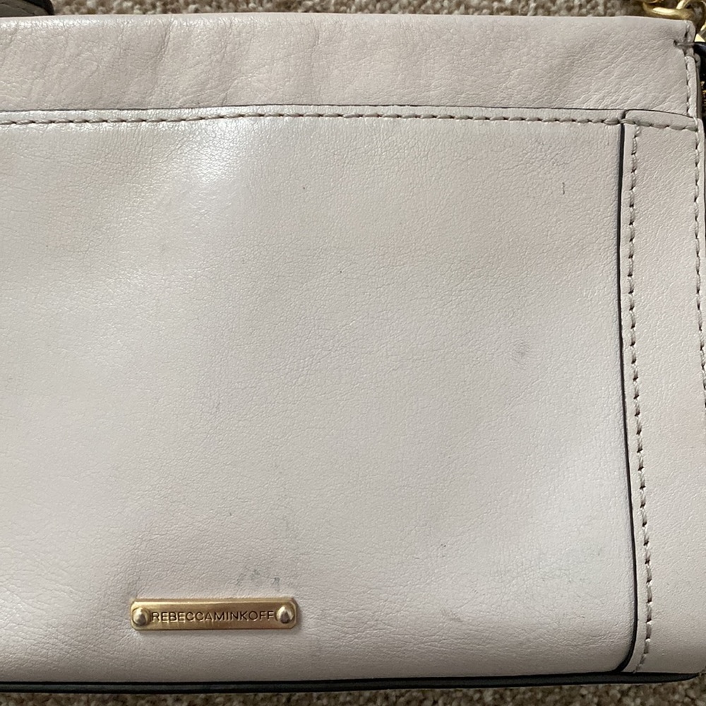 Rebecca Minkoff gold chain crossbody purse - Picture 2 of 5